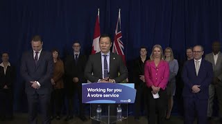 Ontario LongTerm Care Minister Stan Cho announces launch of investigation unit – January 15 2024 [upl. by Ggerg189]