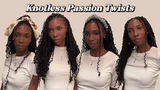 Knotless Passion Twists Tutorial 10 Styles for Passion Twists [upl. by Eyla]