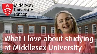 What I Love About Studying  Middlesex University [upl. by Acilgna138]