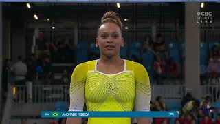 🥈 Rebeca Andrade 🇧🇷 UB EF 14333 2023 Pan American Games [upl. by Neelyar]