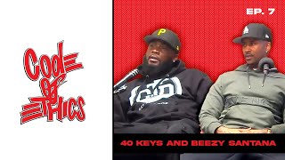 Code of Ethics Podcast Ep 7 ft ‘40 Keys and Beezy Santana’  NorCal Socal [upl. by Enitsud]