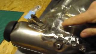 DIY Modifica scarico Ducati scrambler parte 3 [upl. by Alik327]