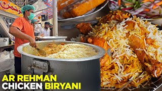 Al Rehman Biryani  Making of the Famous Chicken Biryani Kharadar  Karachi Street Food  Pakistan [upl. by Nosimaj427]