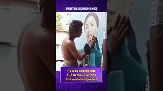 he was depressed due to the love that the woman rejected funnyvideo [upl. by Salomone]