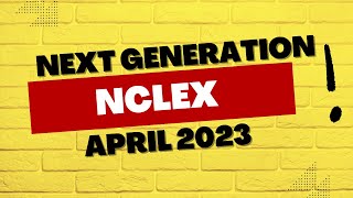 NEXT GENERATION NCLEX  NCLEX HIGH YIELD [upl. by Yrkcaz]