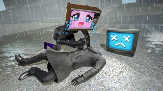 TV Woman x TV Man EPIC LOVE STORY  SAVE TV Woman vs Skibidi Toilet in Gmod 272 [upl. by Alleoj]