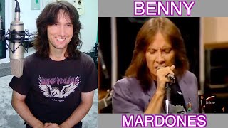 British guitarist analyses Benny Mardones performing Into the Night LIVE [upl. by Yerfoeg]