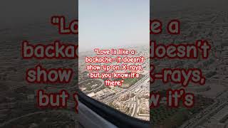 quotLove is like a backache shortvideo music quotes [upl. by Morten921]