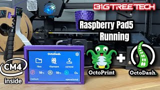 BTT RASPBERRY PAD 5  With Octoprint and Octodash [upl. by Ahsiena]