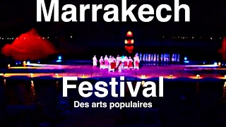 Marrakech Festival des arts populaires [upl. by Dlorrej]