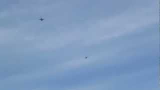 JAS 39 Gripen Flyby and roll in Arvidsjaur [upl. by Elleinaj706]