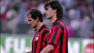 Paolo Maldini amp Franco Baresi ● Greatest Duo Ever ● Unreal Defending [upl. by Dyl]