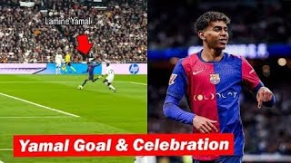 Gol de Lamine Yamal  Real Madrid vs Barcelona 04 Resumen  Liga202425 [upl. by Tades]