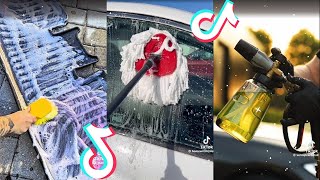 Oddly Satisfying Random Sudsy Car Cleaning🧼 ASMR 🔊TikTok Compilation✨Cleaning TikToks Compilation [upl. by Beaufort43]