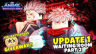 🔴LIVE🔴 Update 1 Waiting Room 2  Anime Vanguards  🎉Giveaway🎉 [upl. by Leyameg]