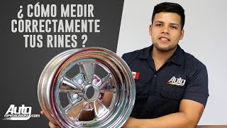 ¿Cómo medir los rines de un auto [upl. by Silbahc]