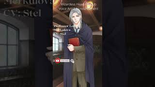 Professor Loran Merkulova Wizardess Heart fandub Voice Cast Reveal Announcement otome shorts [upl. by Anaeed]