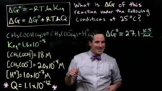 Free Energy Calculations Under Nonstandard Conditions [upl. by Lucy]