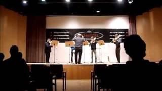 Richard Wagner NibelungenSuite Arr v J Domsne for Trombone Quartett [upl. by Gilroy619]