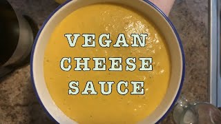 how to make vegan cheese sauce  vegan mac n cheese vegan nacho cheese with cashews [upl. by Yrailih]