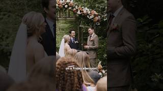 Groom Begins Vows With a Hilarious ‘Thank You’ Note wedding [upl. by Thun253]