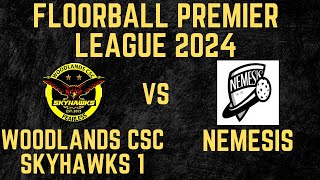 Skyhawks vs Nemesis Highlights  Singapore Floorball Premier League 2024 [upl. by Htabmas771]