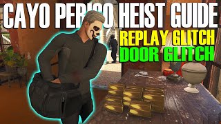 Cayo Perico Heist Replay Glitch Door Glitch Gold Glitch GTA Online Update SOLO Money Guide [upl. by Siuqramed461]