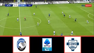 ATALANTA VS COMO  SERIE A 20242025  FOOTBALL LIFE 2024 [upl. by Ymmaj346]