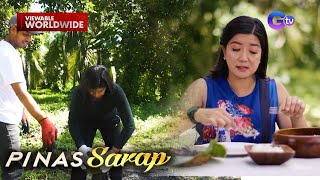 Puso ng saging iluluto sa gata na kakaiba ang kulay  Pinas Sarap [upl. by Lanam]