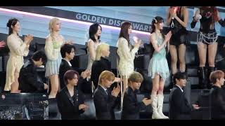 240106 GDA Idol Reaction NewJeans Best Digital Song  38th Golden Disc Awards [upl. by Cordula]