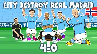 40 MAN CITY vs REAL MADRID Champions League Silva Goals Highlights 2023 SemiFinal [upl. by Guria]