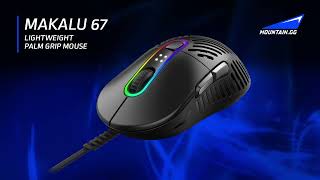 MOUNTAIN Makalu 67 Lightweight RGB Gaming Mouse [upl. by Akirdnahs]