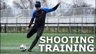 Shooting Training Session Vs Goalkeepers  The Offseason Training Series [upl. by Cart284]