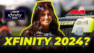 Hailie Deegan Headed To AM Racings Xfinity Team In 2024 [upl. by Joelly767]