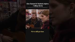 💕 Celebrating love through Falling Slowly Glenhansardmusic amp MarketaIrglova valentinesday [upl. by Ttennej]