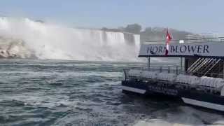 Pointofview aboard Hornblower Niagara Cruises Niagara Falls boat tour [upl. by Faxen382]