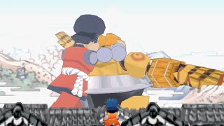 Ganbare Goemon DS All Bosses HD Toukai Douchuu [upl. by Ahsekim]