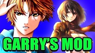 Gmod ATTACK ON TITAN Mod Garrys Mod [upl. by Sudnor]