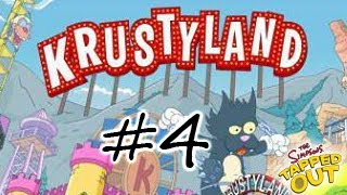 KC Plays  The Simpsons Tapped Out  Krustyland  Part 4 [upl. by Lanam]