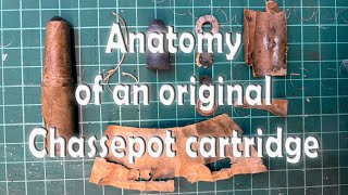 Anatomy of an original Chassepot cartridge [upl. by Aillicsirp349]