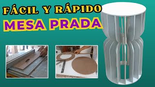 Paso a paso para hacer Mesa Prada Cilindro para decorar fiestas y eventos [upl. by Nesyt]