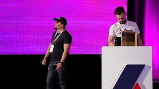 Hackathon Winners Presenting On Stage [upl. by Notgnimer]