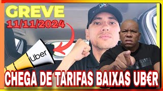 URGENTE GREVE DOS MOTORISTAS UBER uber 99pop motorista99pop [upl. by Karlen]