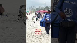 🏝️Brazilian Beach Rio de Janeiro Brazil feedshorts beach [upl. by Nerra]