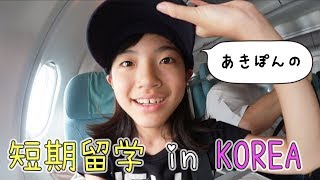 VLOG あきぽんの５日間短期留学☆韓国 English Village [upl. by Nerac26]