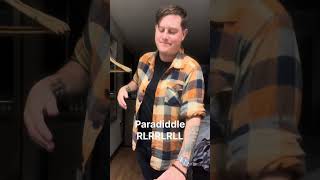 The paradiddle drum rudiment paradiddle berkleecollegeofmusic musiceducator drumlesson [upl. by Born]