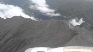 CHENGDU to JIUZHAI HUANGLONG takeoff flight over mountains and landing [upl. by Lamberto]