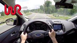 2017 Ford Escape Titanium 20L Ecoboost 4WD  WR TV POV Test Drive [upl. by Naam]