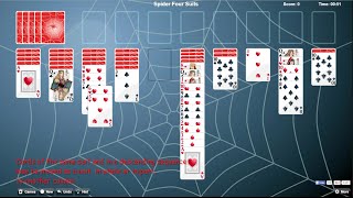 How to play Spider Solitaire includes spider solitaire rules [upl. by Babcock]