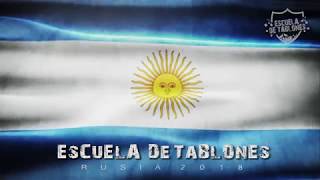 Tema nuevo Selección argentina Rusia 2018  quotYo soy argentino te vengo alentarquot Escuela de tablones [upl. by Kramlich259]